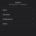 Kristina - instagram username
